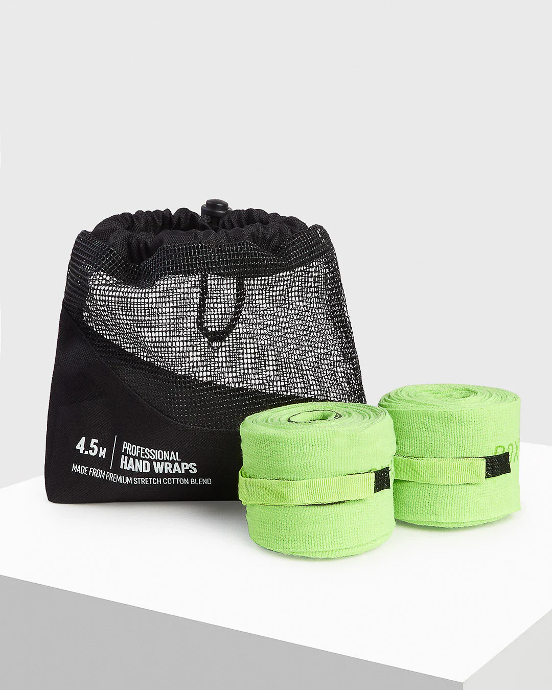 180" BOXRAW Hand Wraps - Green - Image 3