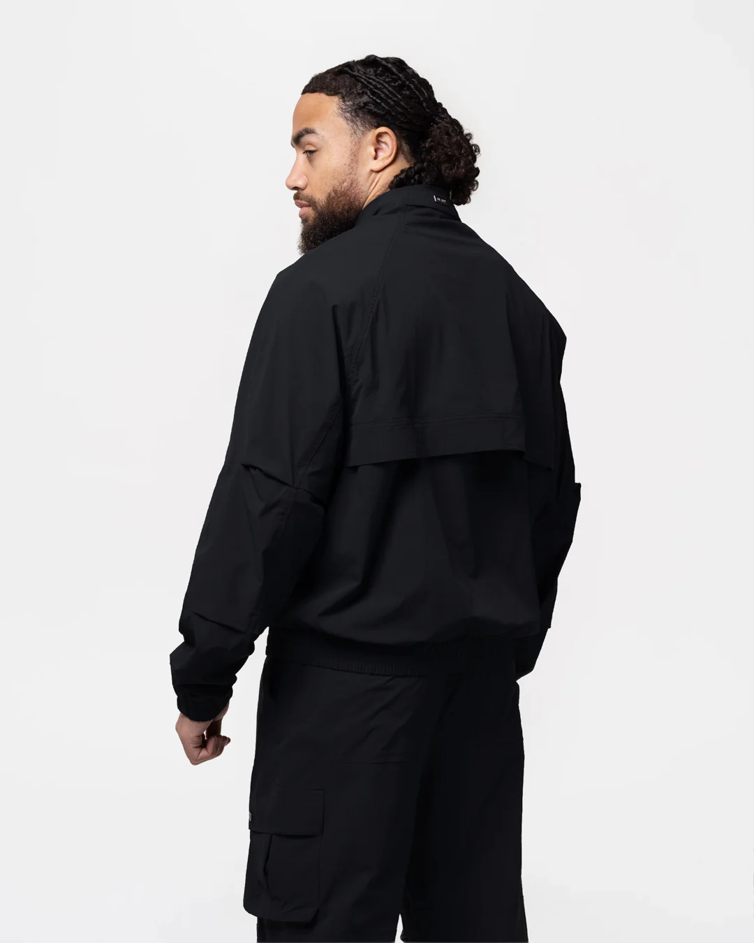 Benton Cargo Jacket - Black - Image 5