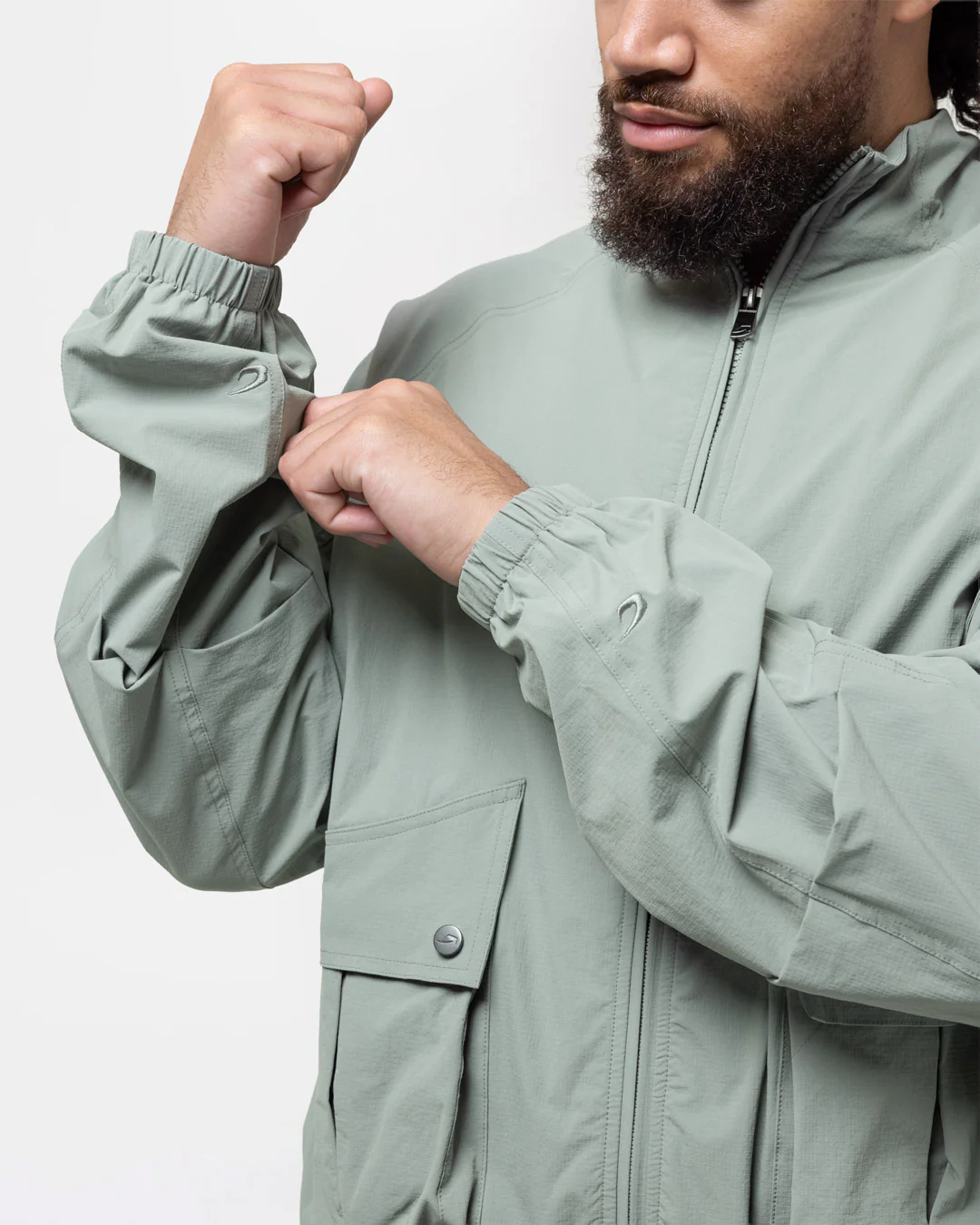 Benton Cargo Jacket - Stone Green - Image 13