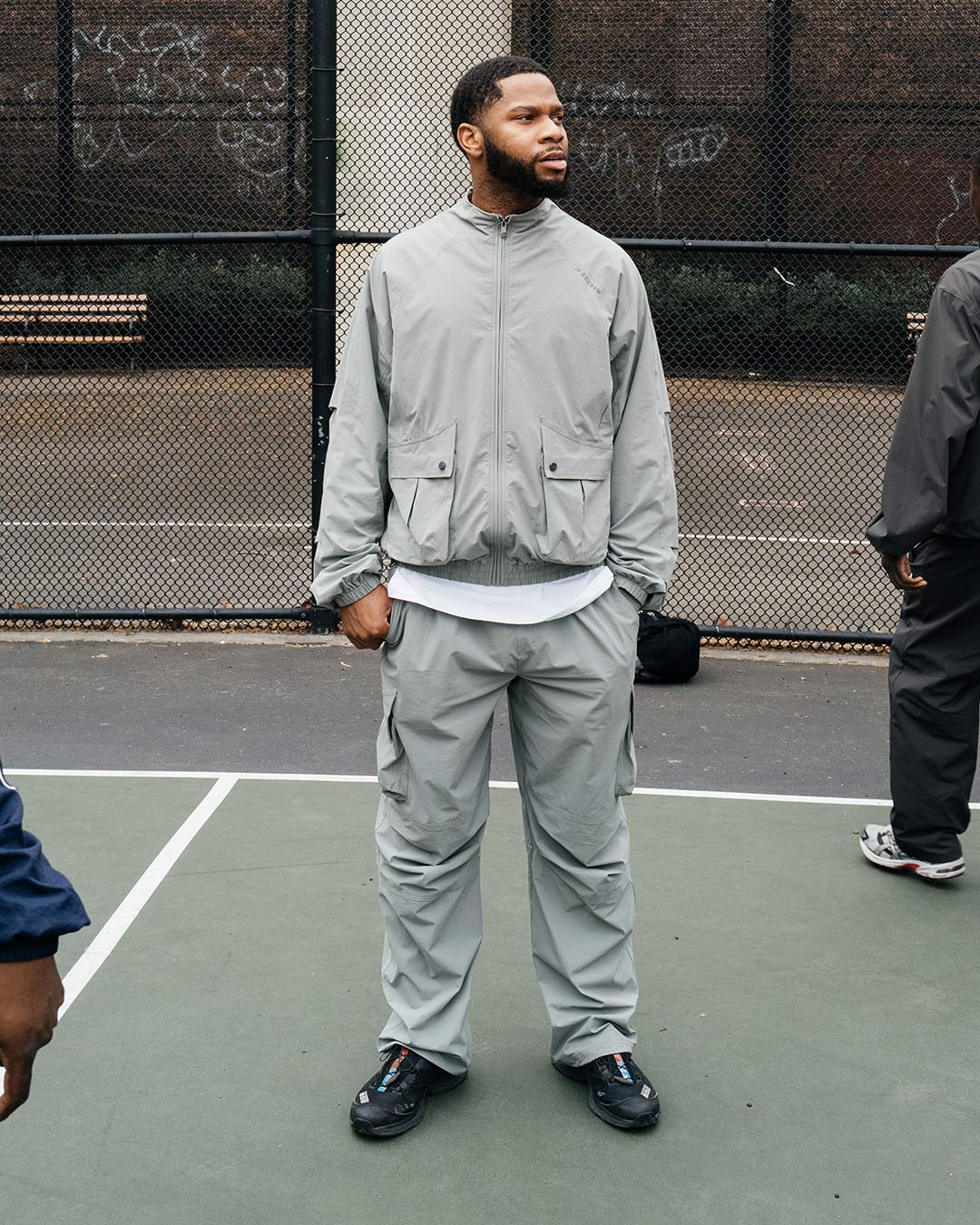 Benton Cargo Pants - Stone Green - Image 4