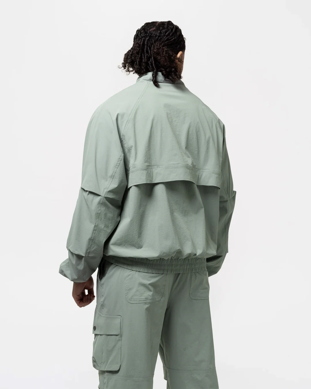 Benton Cargo Jacket - Stone Green - Image 5