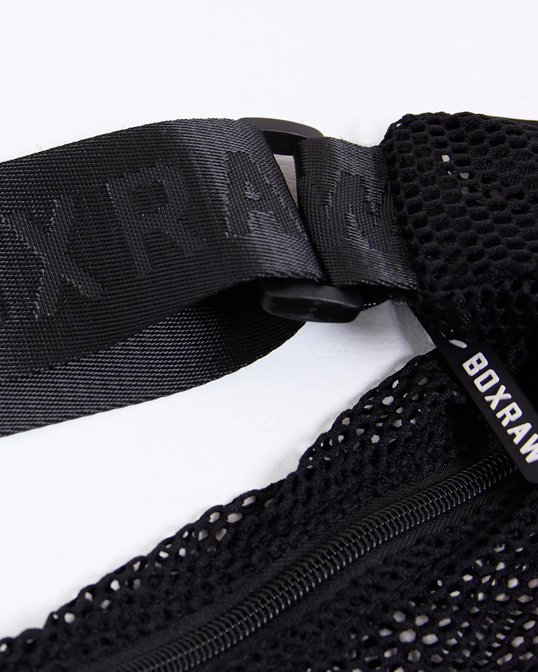 BOXRAW 35L Mesh Duffle Bag - Black - Image 4