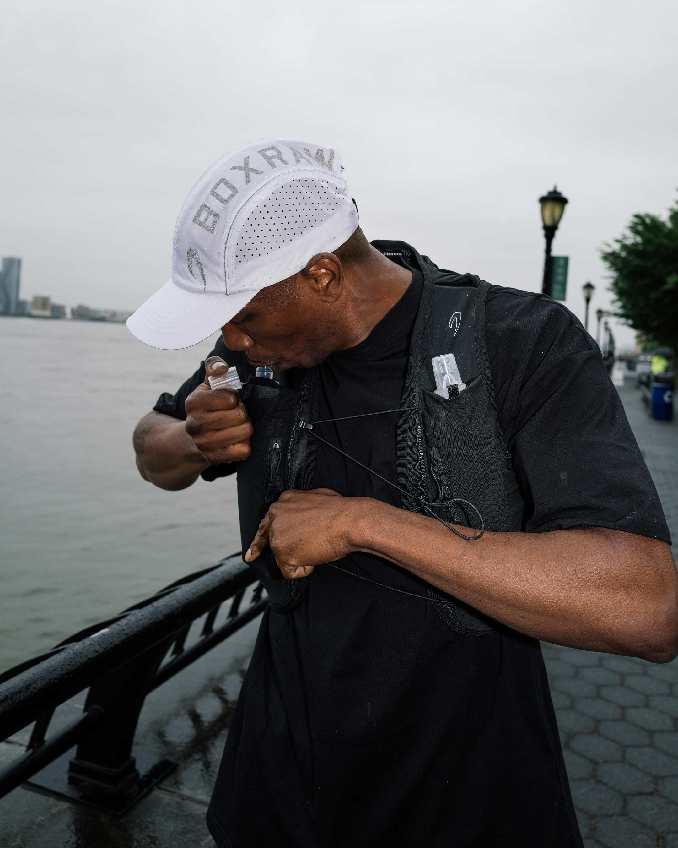 BOXRAW Running Cap - White - Image 3