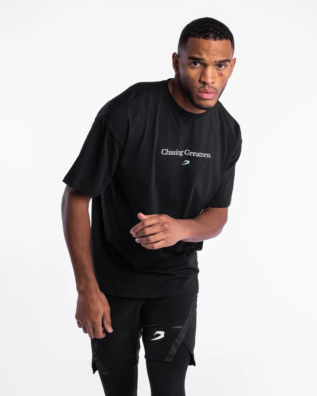 Chasing Greatness Oversized T-Shirt - Black - Image 3