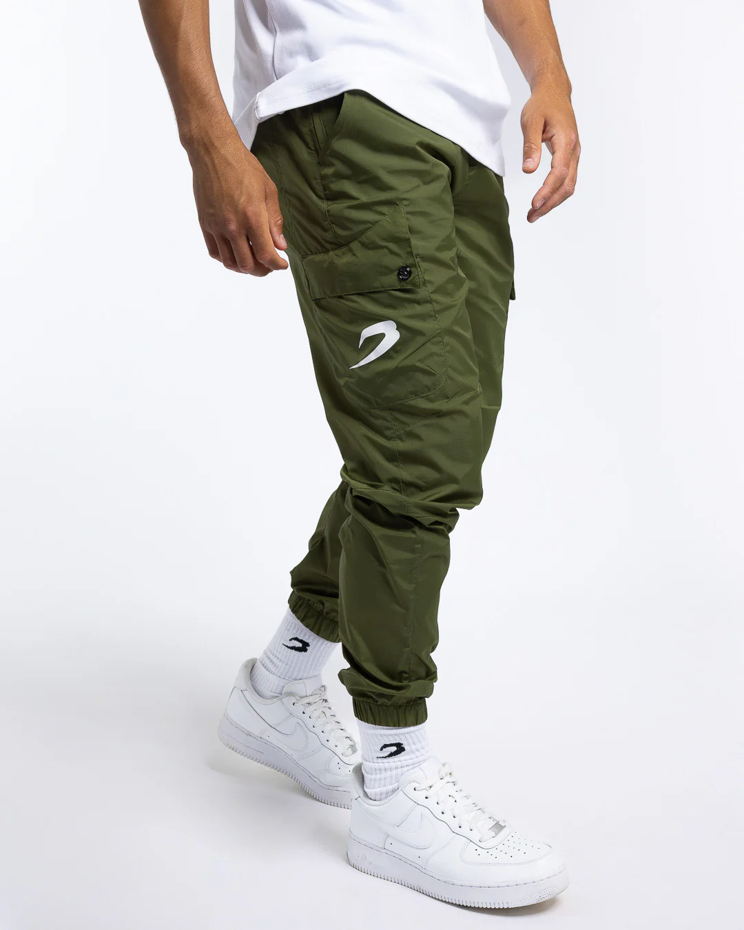 Dundee Cargo Pants - Olive - Image 5