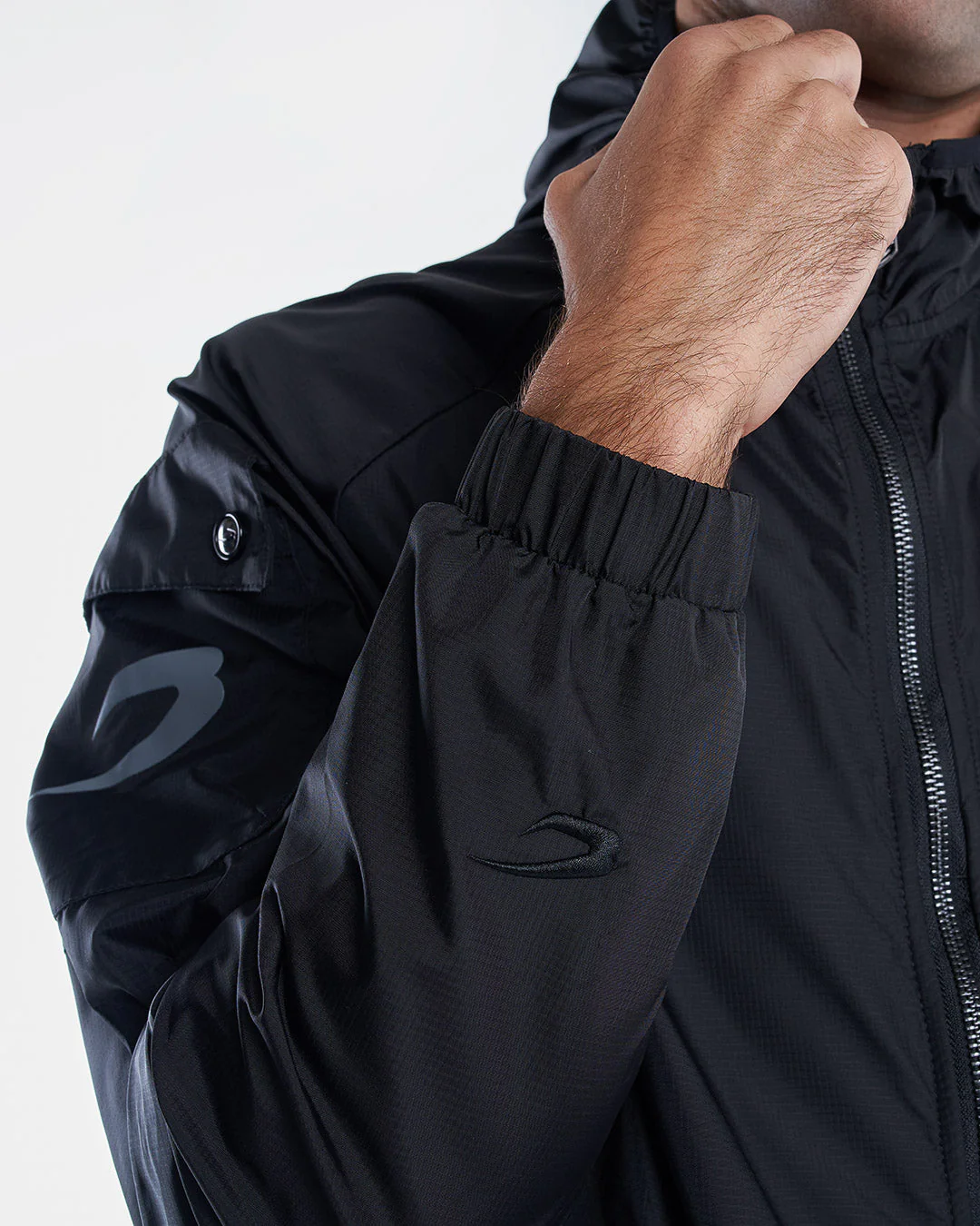 Dundee Windbreaker Jacket - Black - Image 12