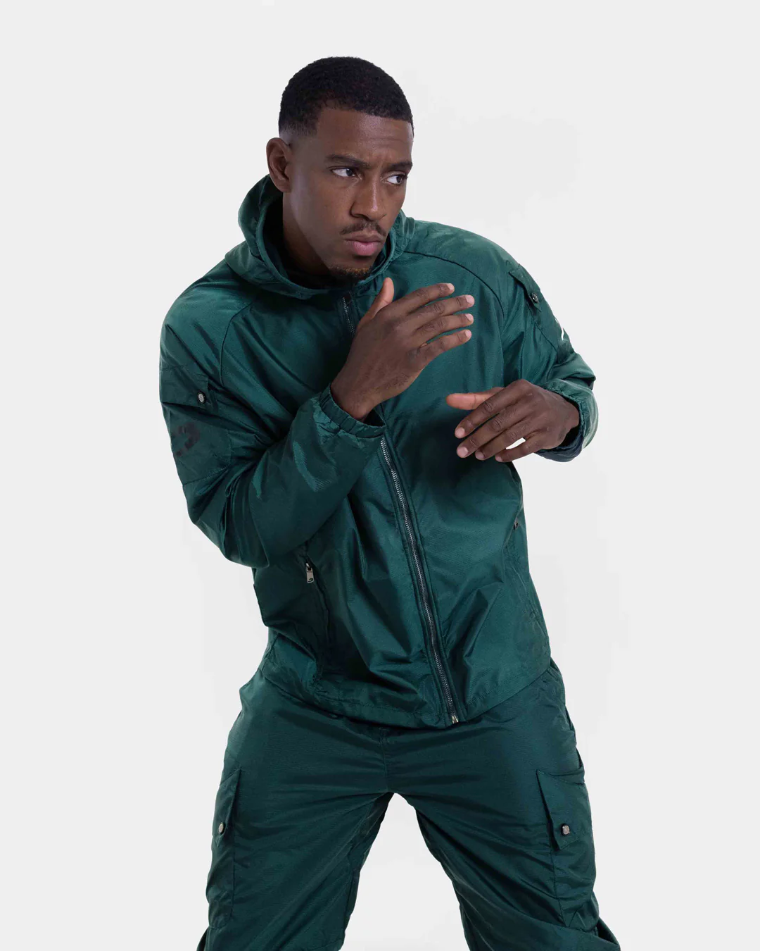 Dundee Windbreaker Jacket - Green - Image 4