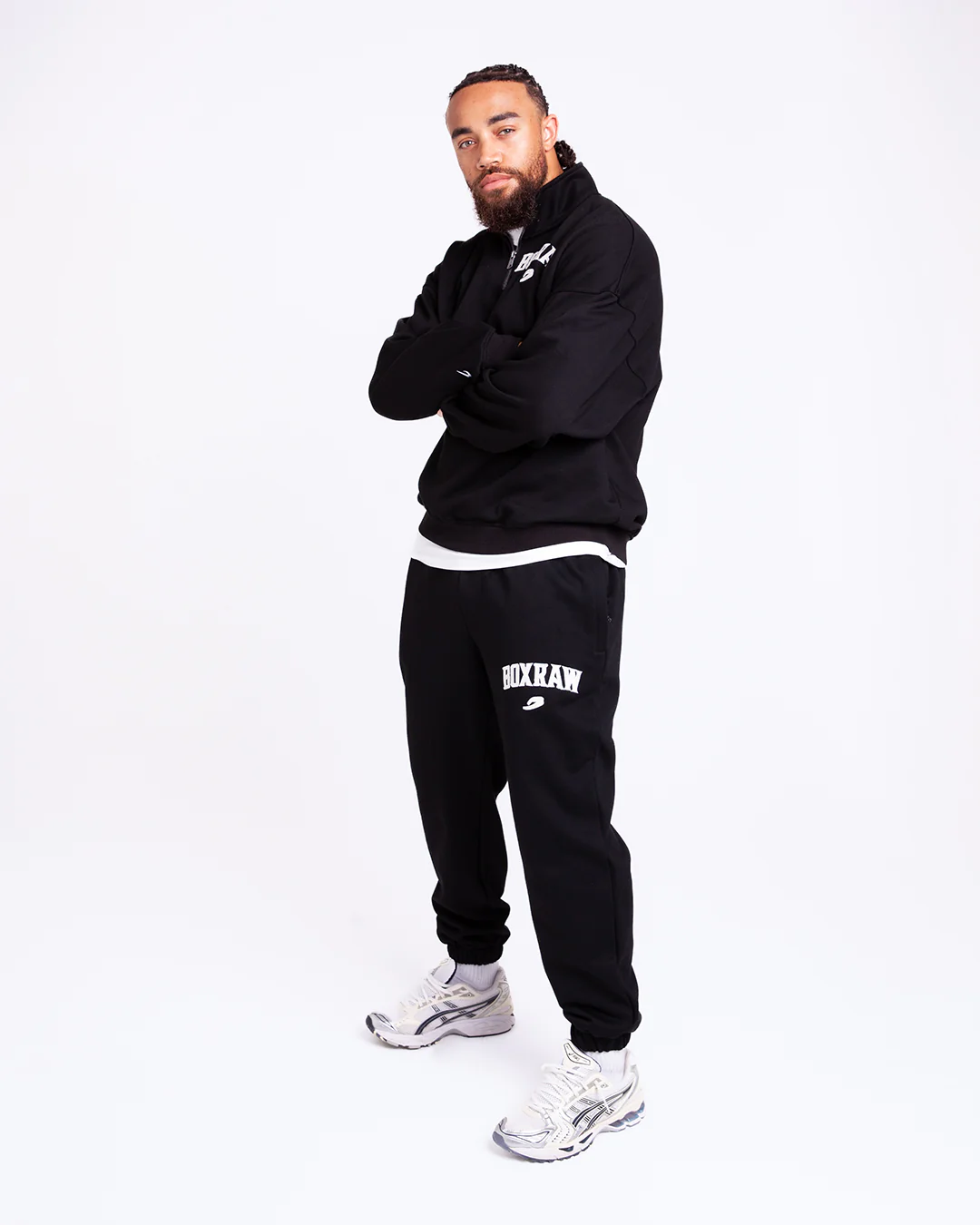 East Street 1/4 Zip - Black - Image 10