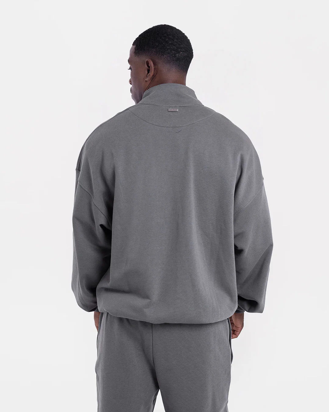 East Street 1/4 Zip - Distressed Grey - Image 5