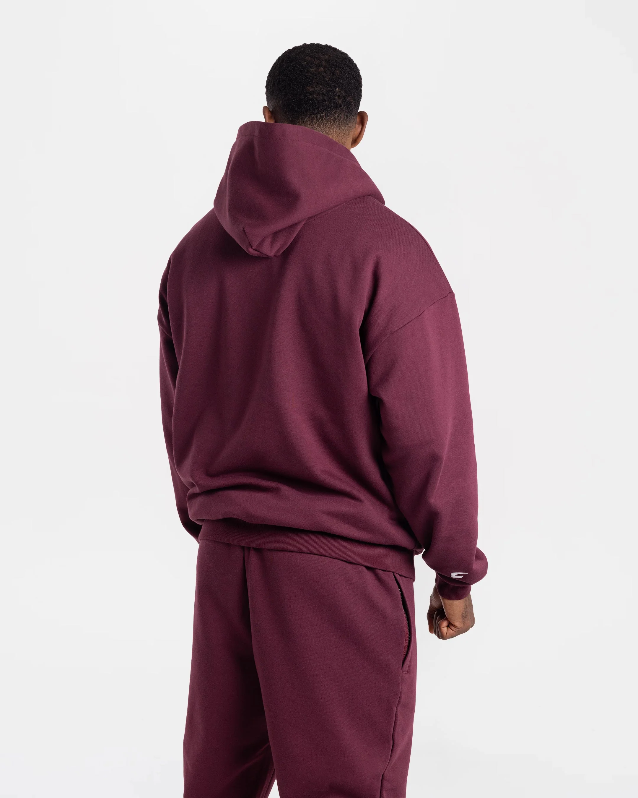 East Street Hoodie - Burgundy - Image 4