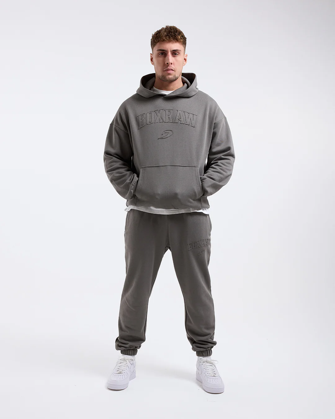 East Street Hoodie - Distressed Grey - Image 11