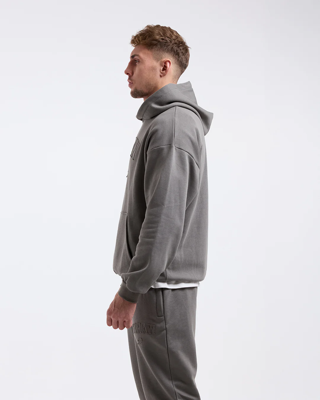 East Street Hoodie - Distressed Grey - Image 4