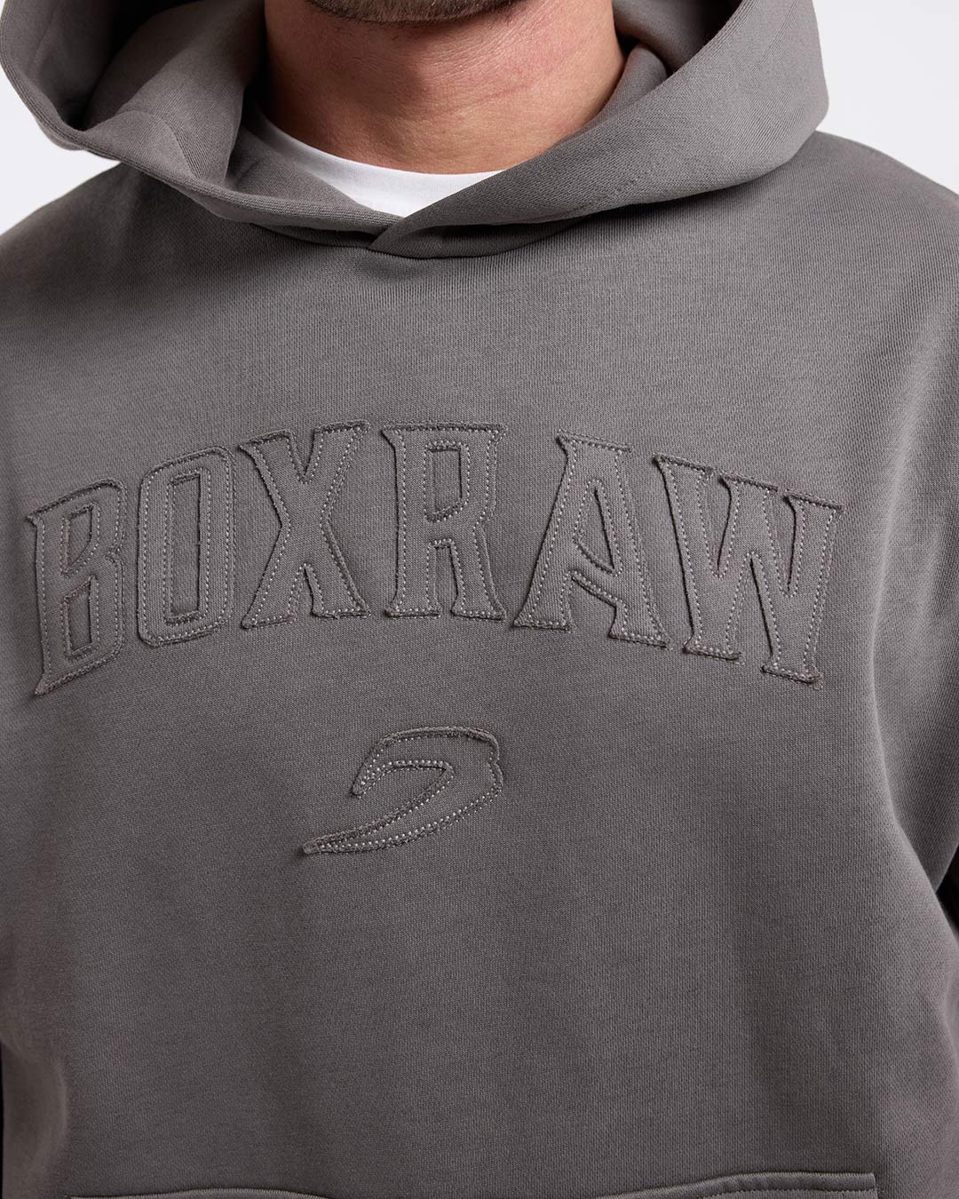 East Street Hoodie - Distressed Grey - Image 8