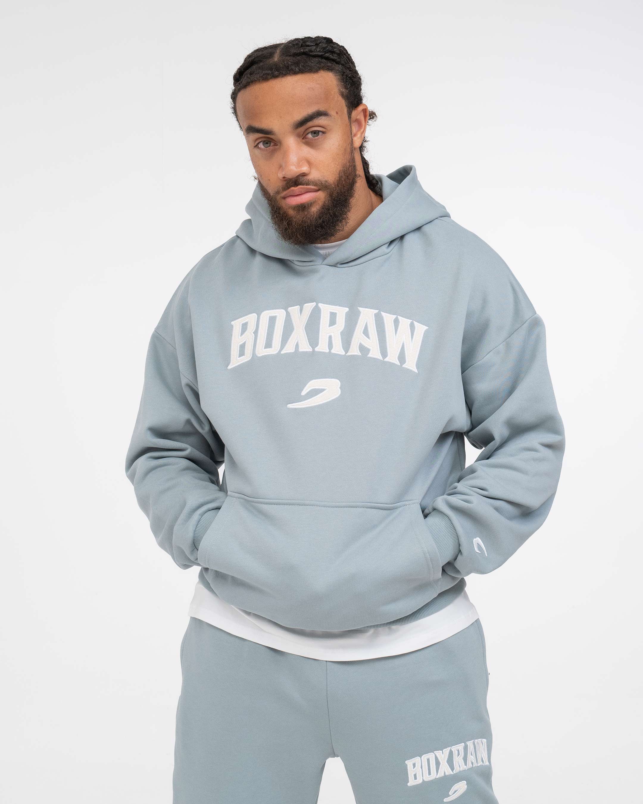 East Street Hoodie - Powder Blue - Image 3