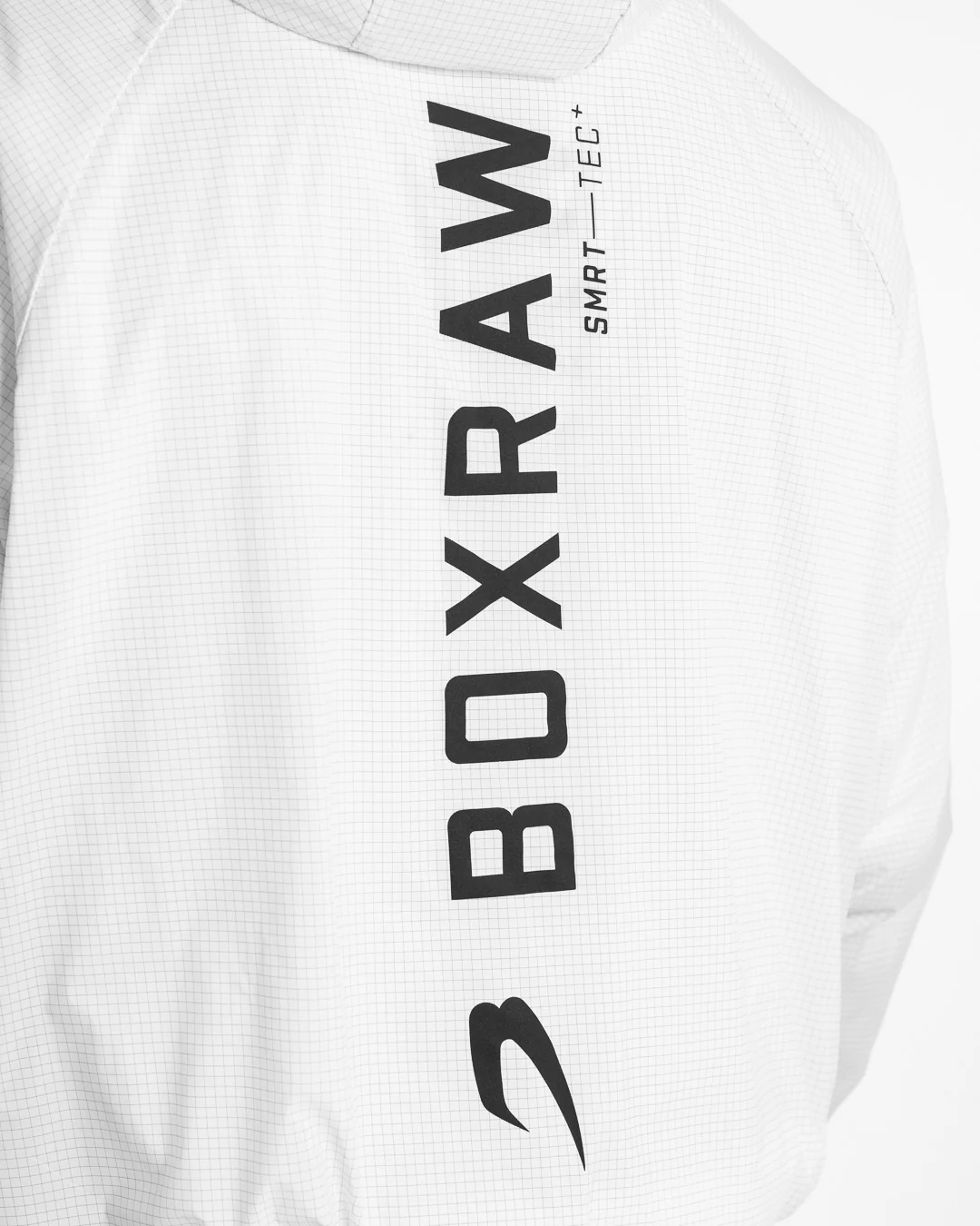 Genaro Oversized Windbreaker Hoodie - White - Image 10
