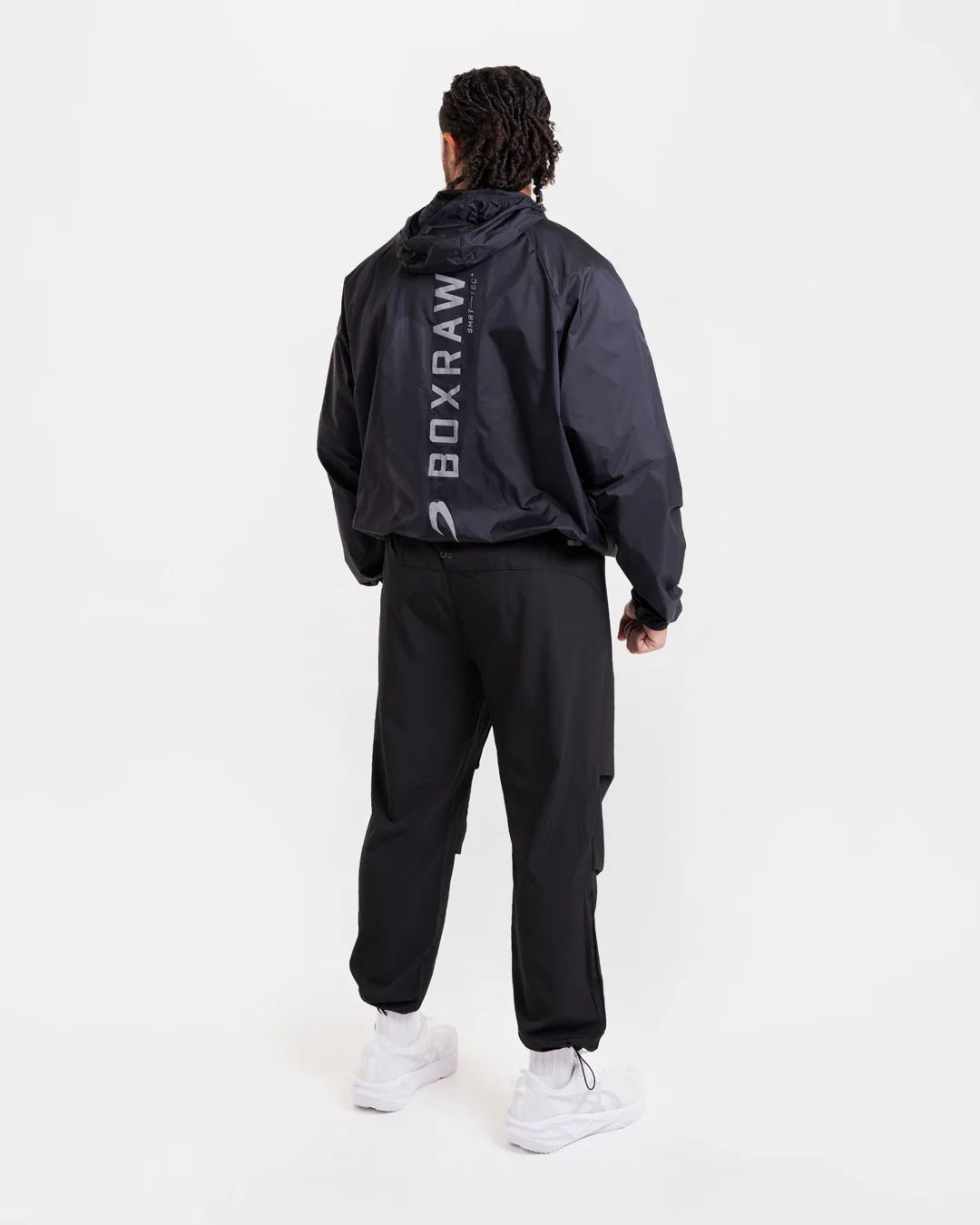 Genaro Zip Up Windbreaker - Black - Image 12