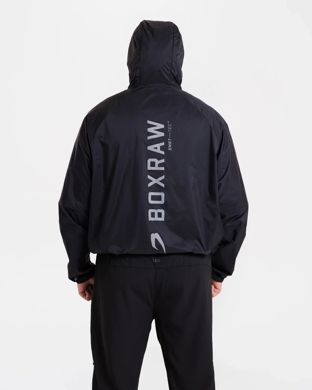 Genaro Zip Up Windbreaker - Black - Image 8