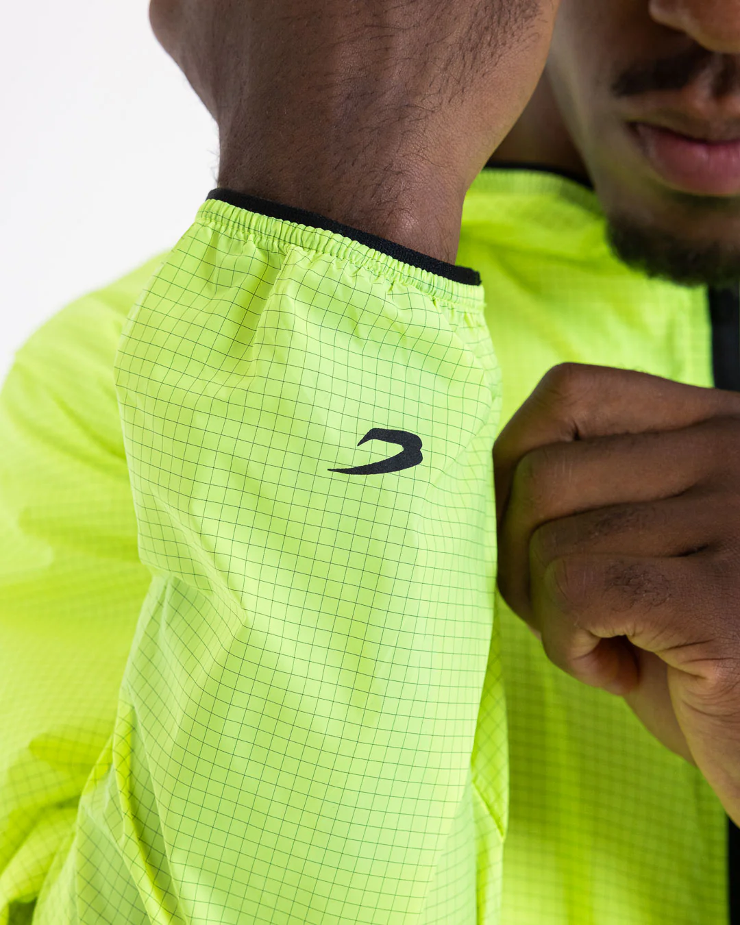 Genaro Zip Up Windbreaker - Neon Yellow - Image 7