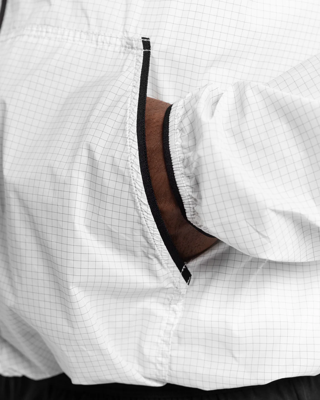 Genaro Zip Up Windbreaker - White - Image 9