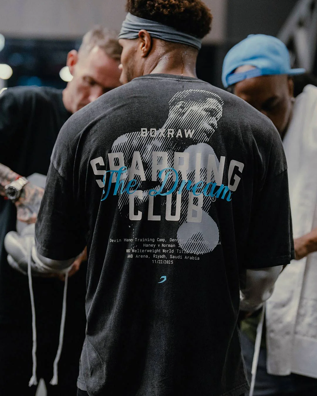 Haney x Sparring Club Oversized T-Shirt (Ltd. Edition) - Washed Black - Image 2