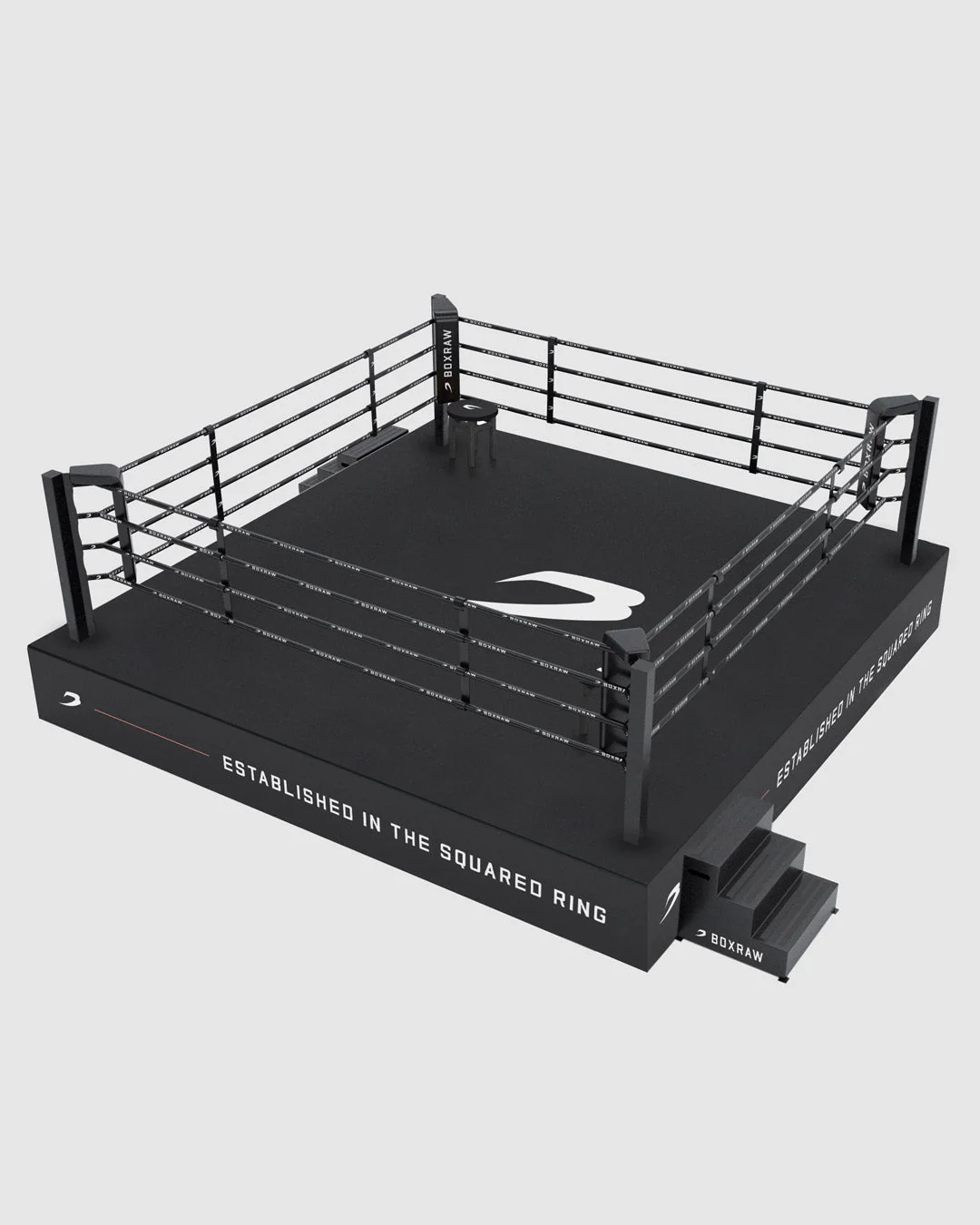 BOXRAW 36" Competition Boxing Ring - Black/Classic - Image 5