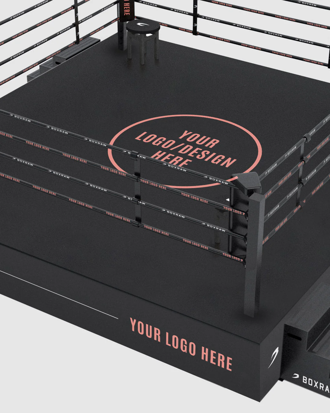 BOXRAW 36" Competition Boxing Ring - Custom Design - Image 4