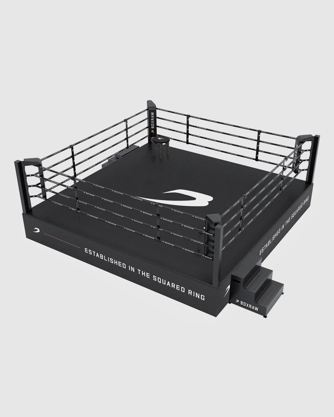 BOXRAW 36" Pro Training Boxing Ring - Black/Classic - Image 5