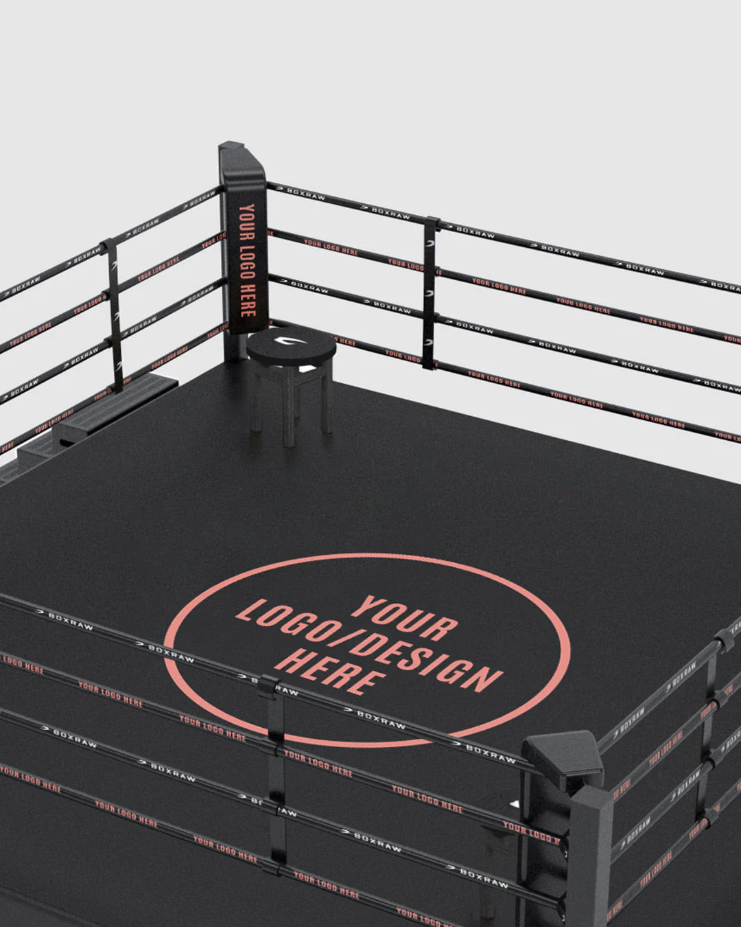 BOXRAW 36" Pro Training Boxing Ring - Custom Design - Image 2