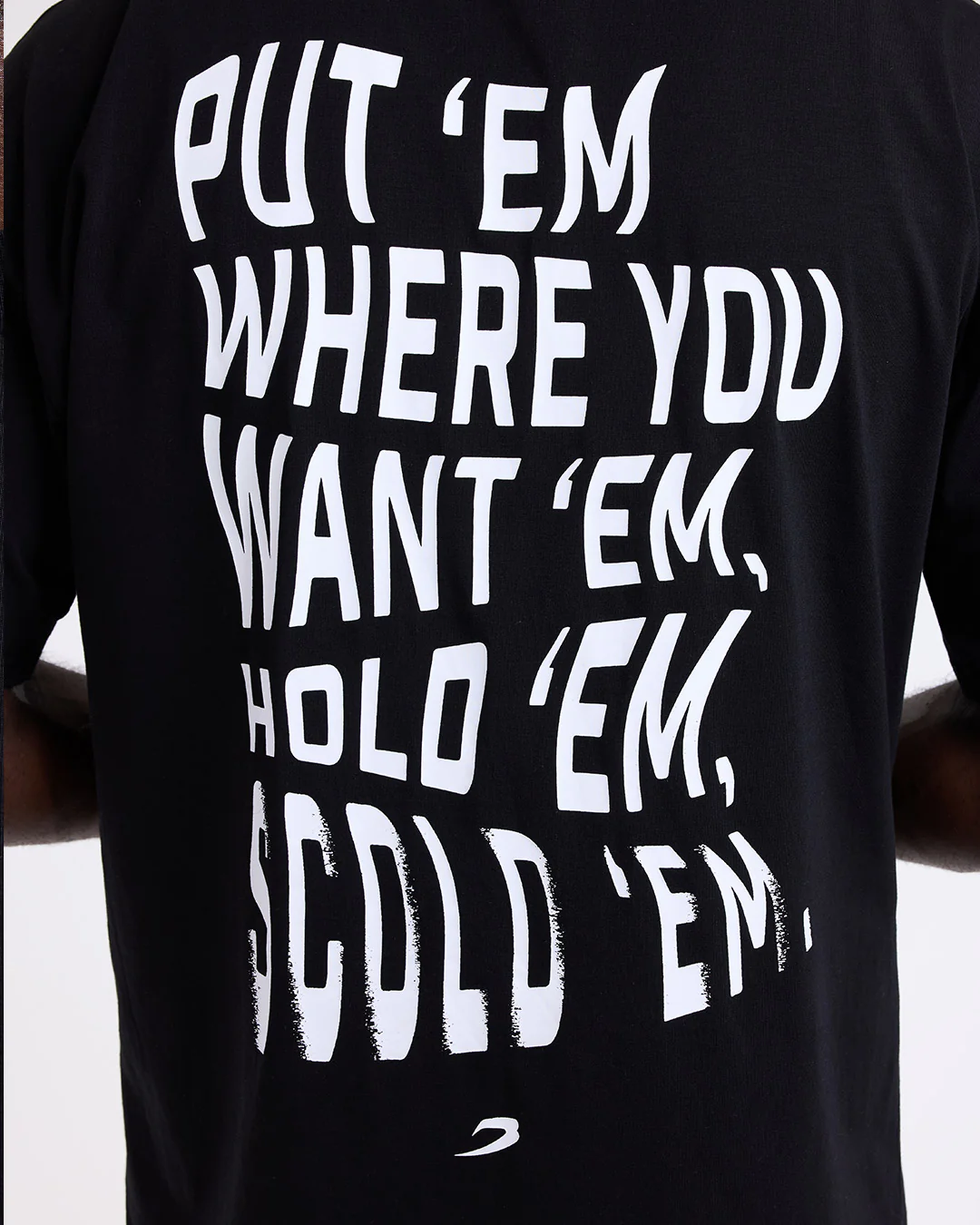 Hold 'Em Scold 'Em Oversized T-Shirt - Black - Image 7