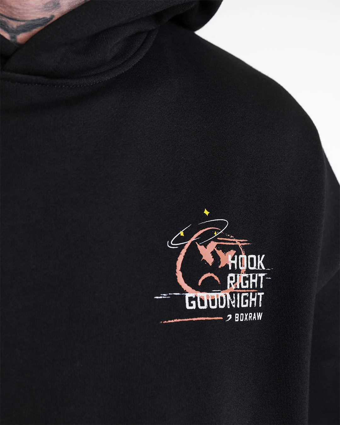 Hook Right Goodnight Oversized Hoodie - Black - Image 6