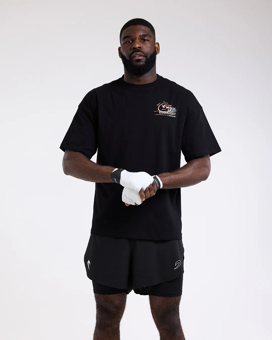 Hook Right Goodnight Oversized T-Shirt - Black - Image 3