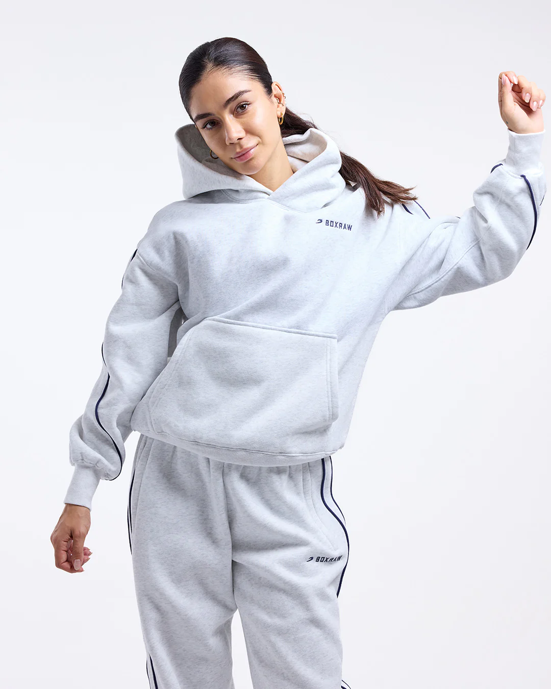 JoAnn Hoodie - Grey Marl - Image 3