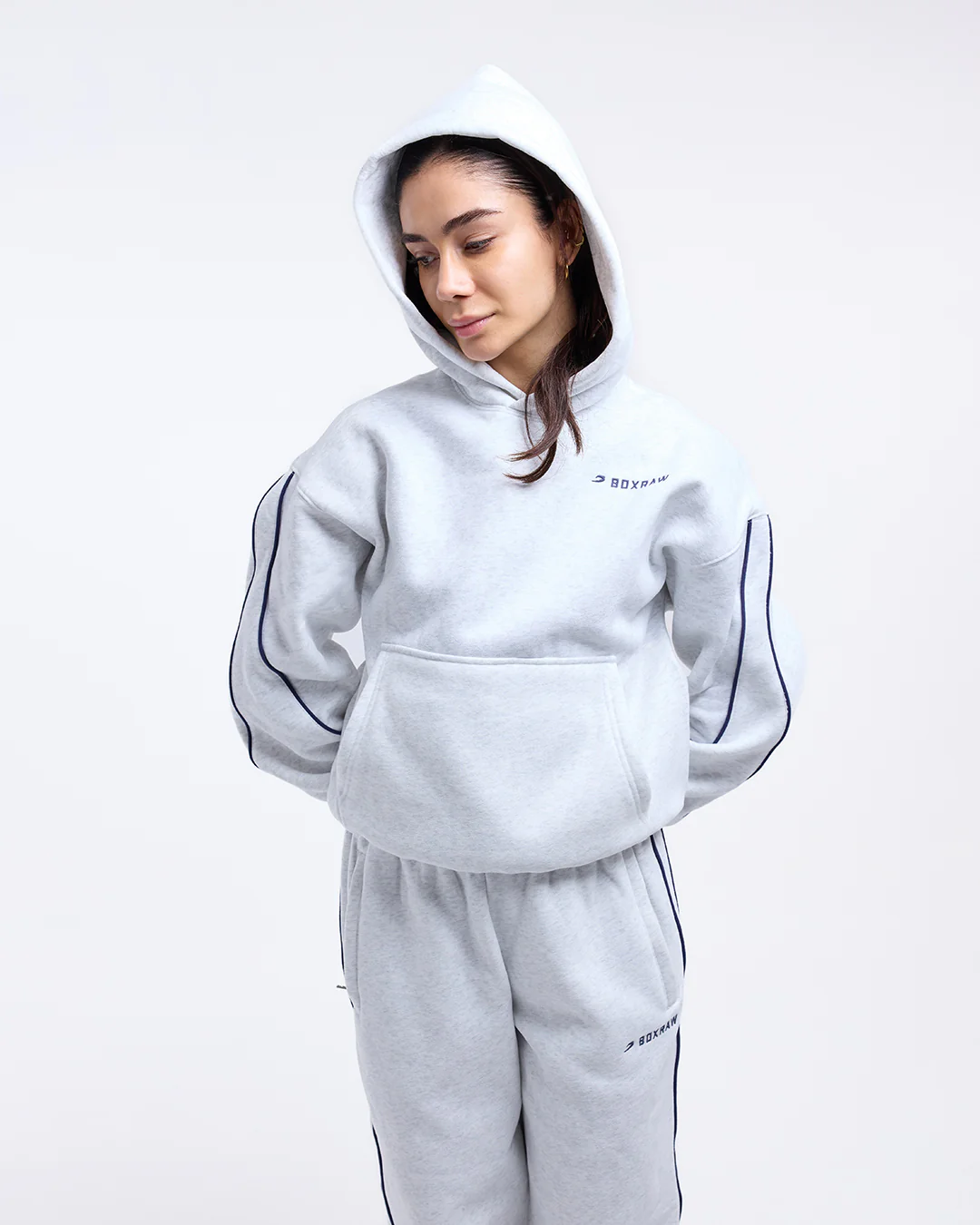JoAnn Hoodie - Grey Marl - Image 5
