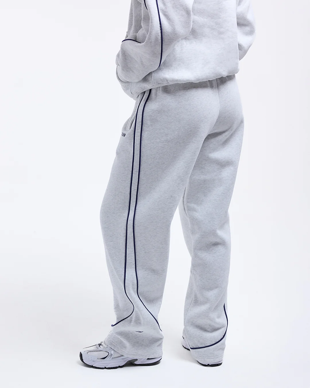 JoAnn Straight Leg Bottoms - Grey Marl - Image 3