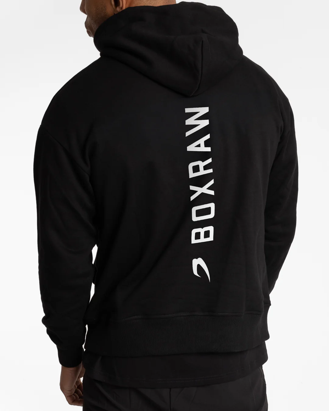 Lineal Oversized Hoodie - Black - Image 7