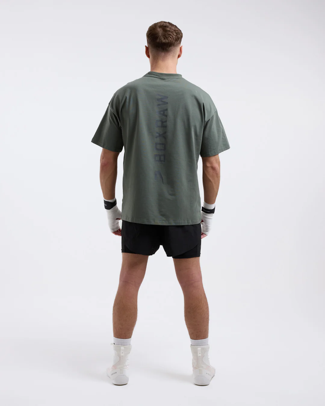 Lineal Oversized T-Shirt - Green - Image 3