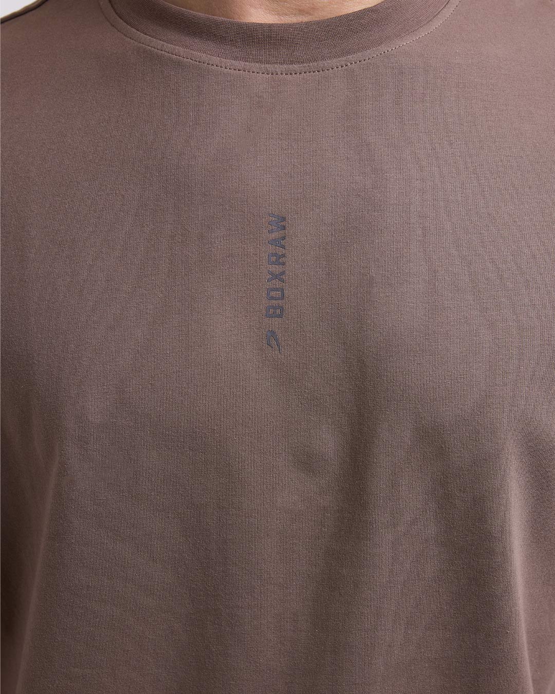 Lineal Oversized T-Shirt - Mocha - Image 6