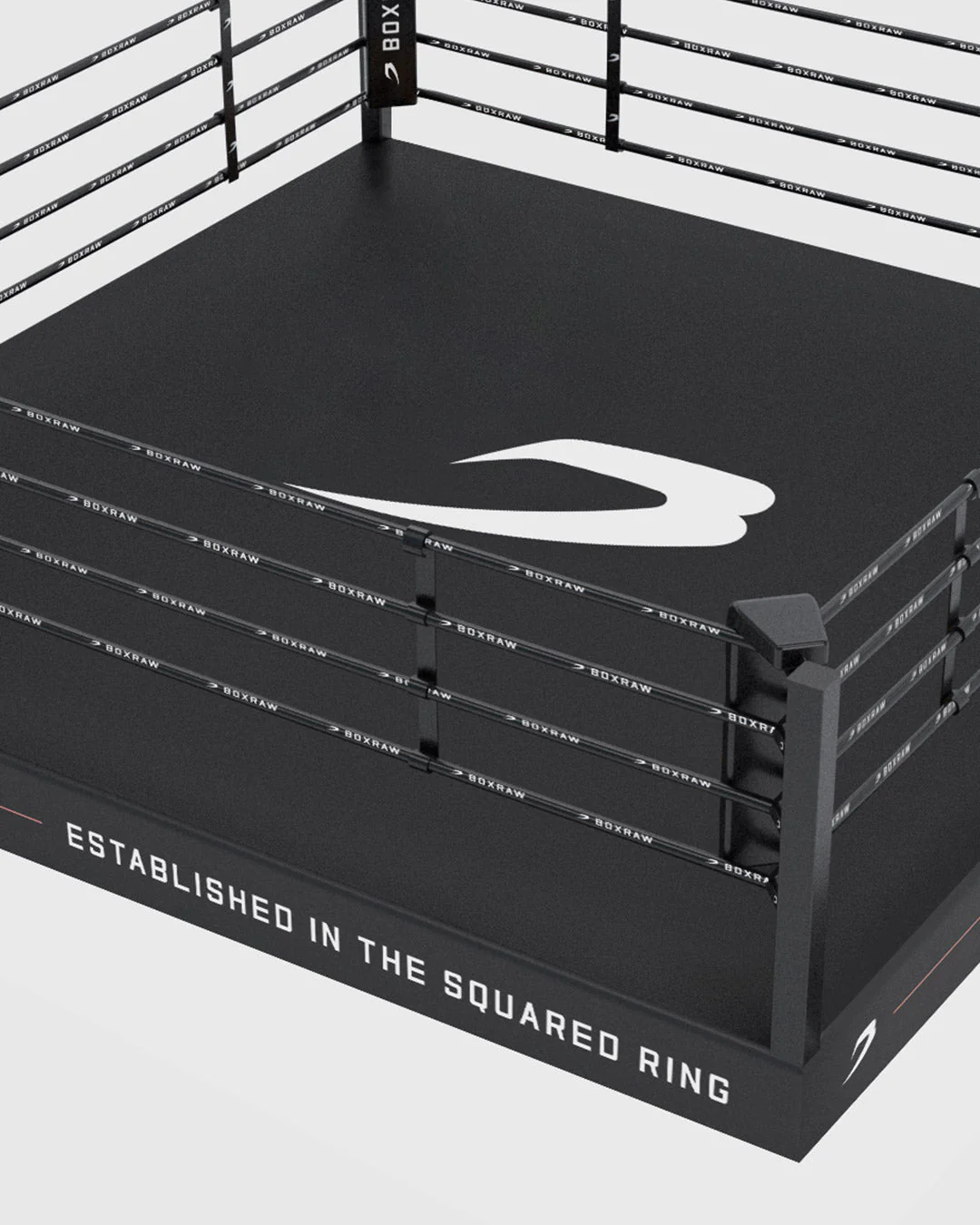 BOXRAW 12" Pro Training Boxing Ring - Black/Classic - Image 4