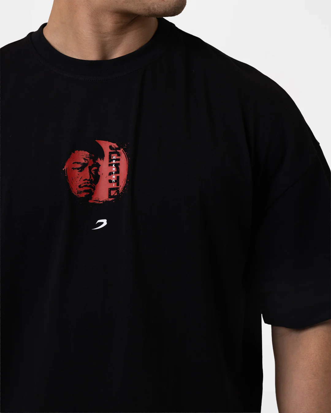 LTD. Edition Nakatani 'The Day' Fight Oversized T-Shirt - Black - Image 11