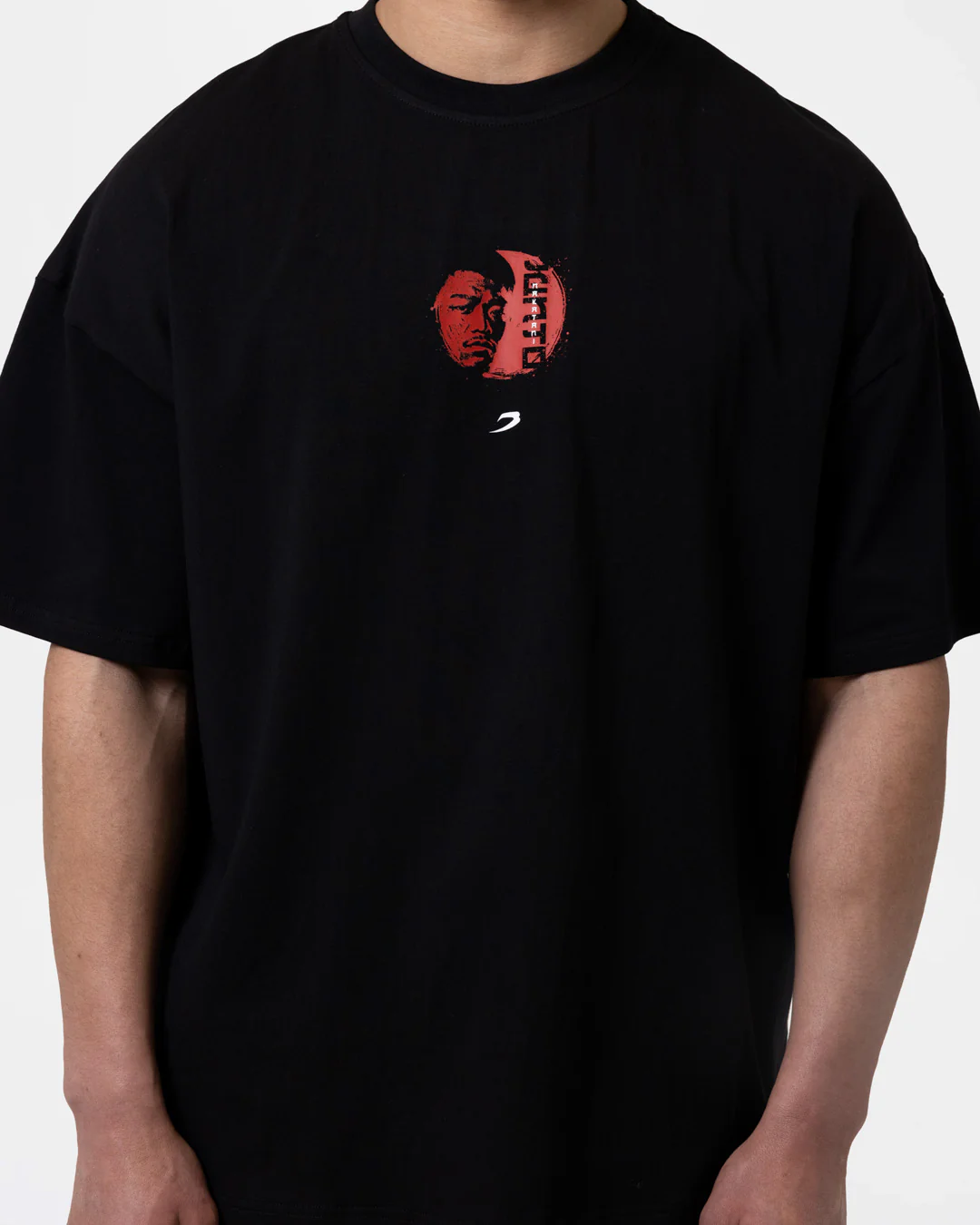 LTD. Edition Nakatani 'The Day' Fight Oversized T-Shirt - Black - Image 9