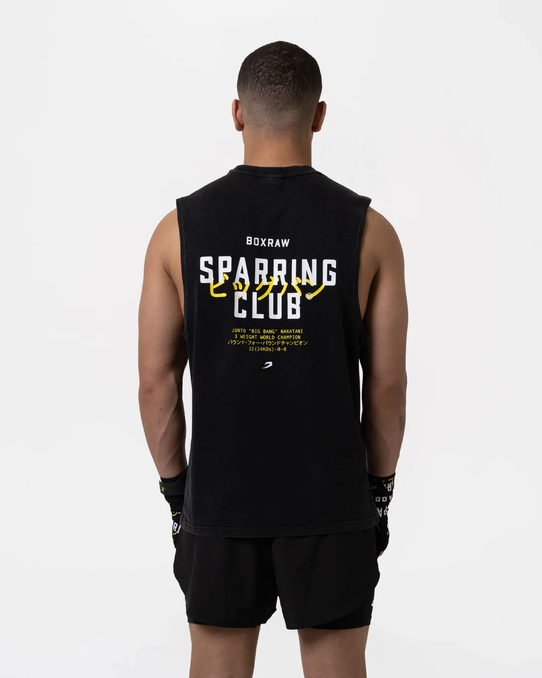 Nakatani x Sparring Club Muscle Tank - Washed Black - Image 6