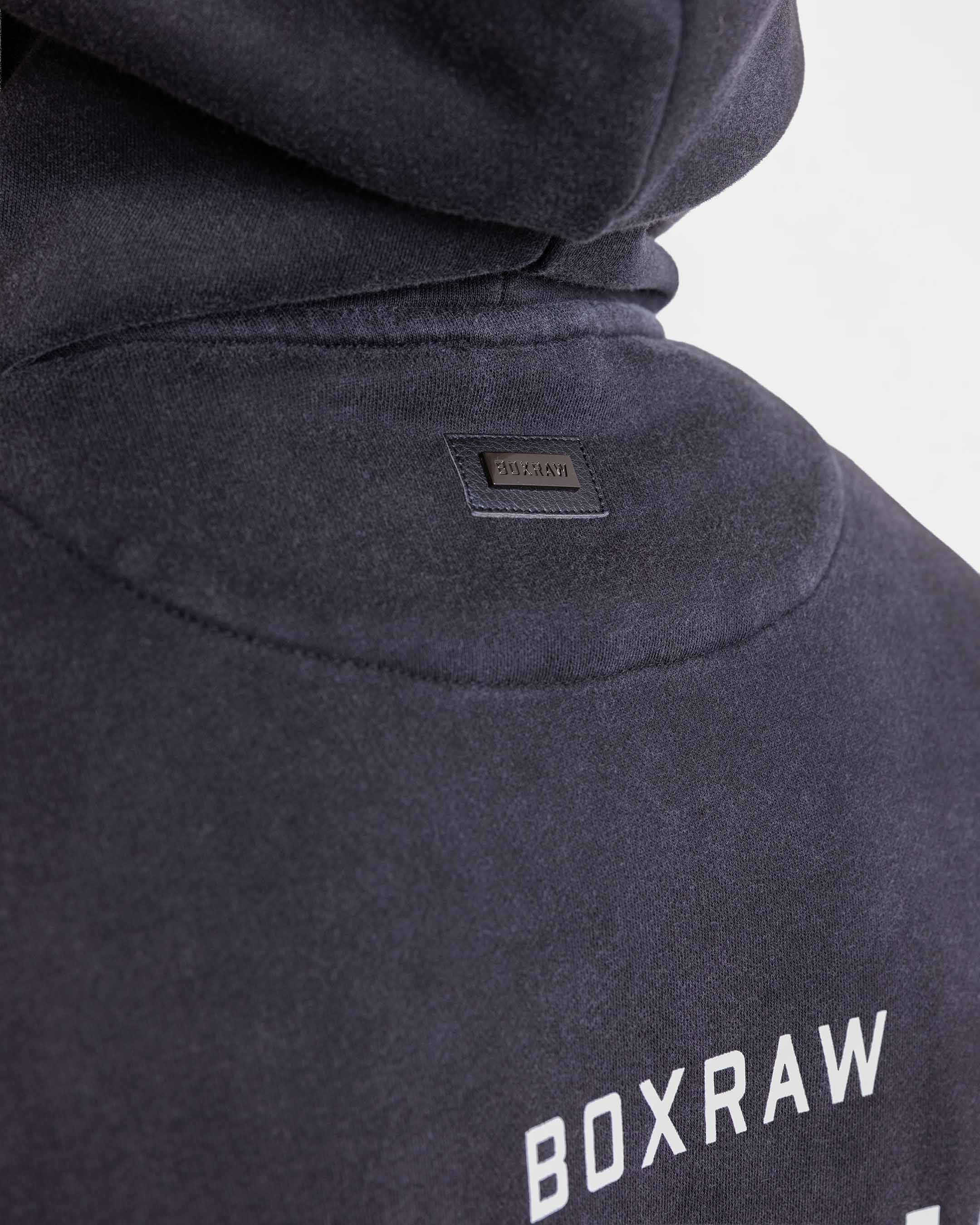 Nakatani x Sparring Club Oversized Hoodie - Washed Black - Image 7