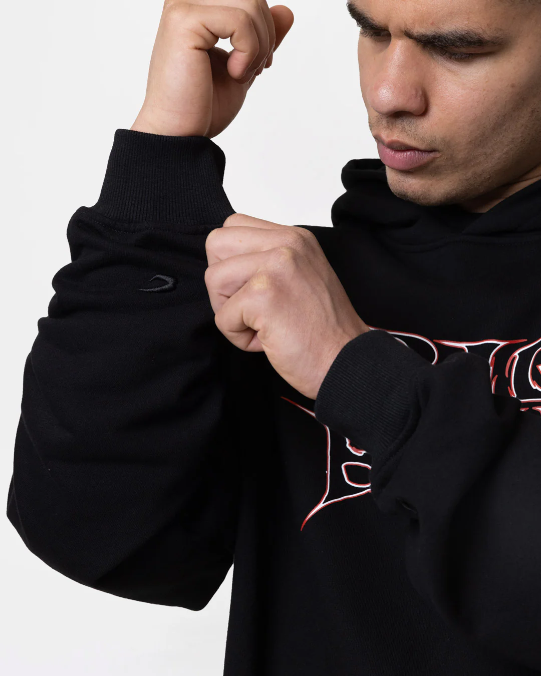 Nakatani x BOXRAW Big Bang Oversized Hoodie - Black - Image 12