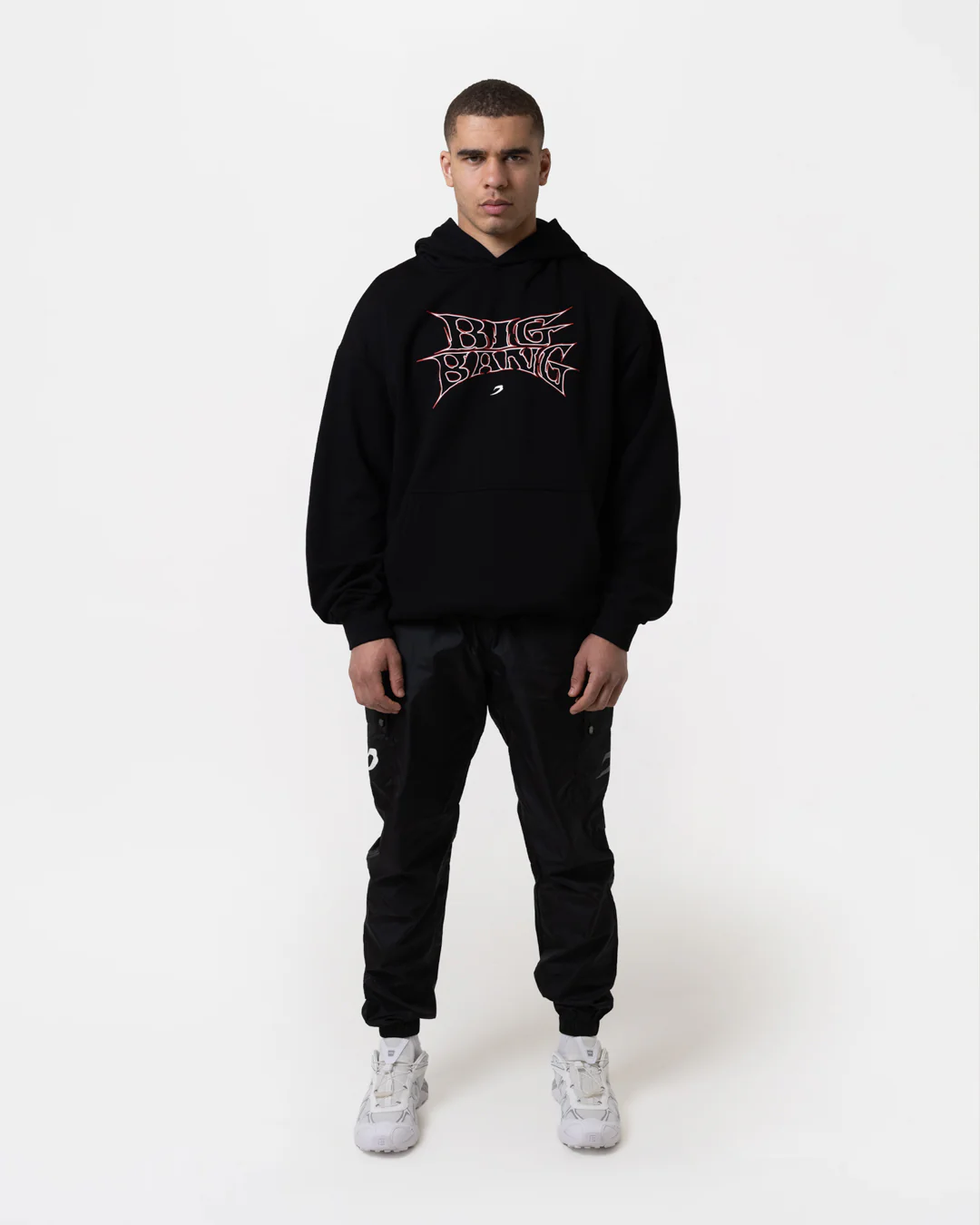 Nakatani x BOXRAW Big Bang Oversized Hoodie - Black - Image 2