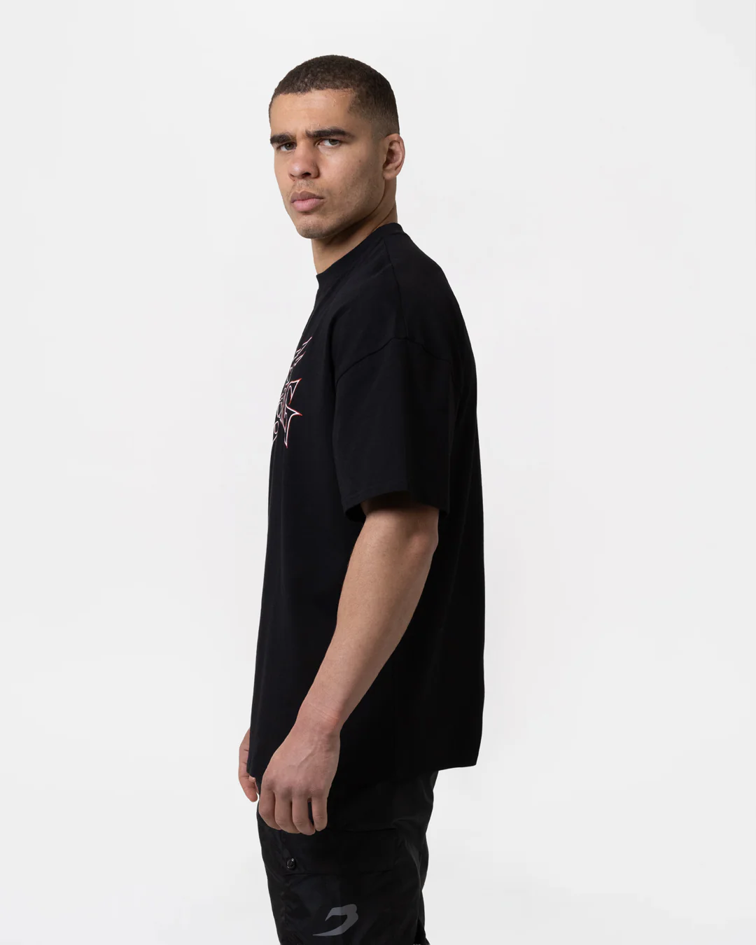 Nakatani x BOXRAW Big Bang Oversized T-Shirt - Black - Image 4