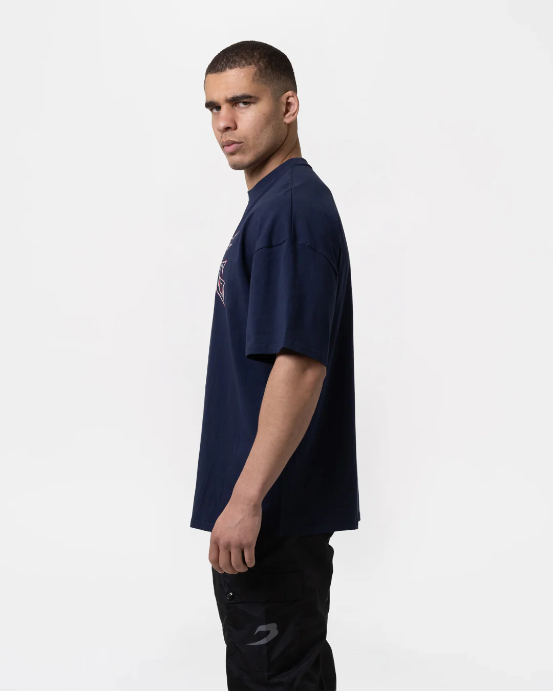 Nakatani x BOXRAW Big Bang Oversized T-Shirt - Navy - Image 4