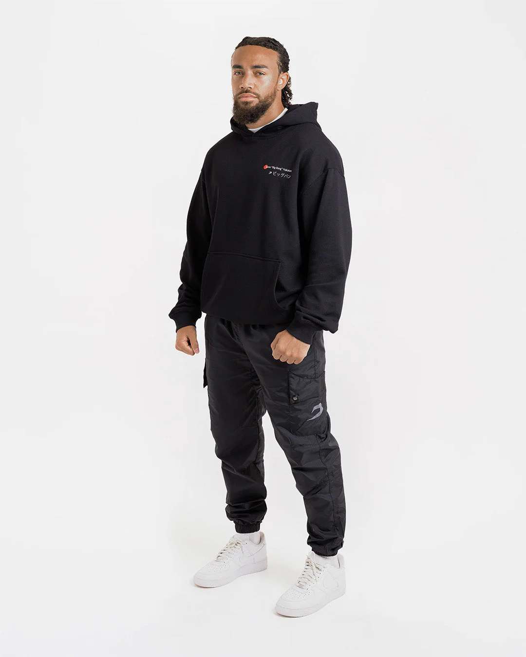Nakatani x BOXRAW Oversized Hoodie - Black - Image 3