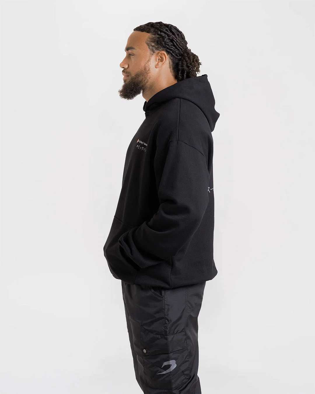 Nakatani x BOXRAW Oversized Hoodie - Black - Image 5