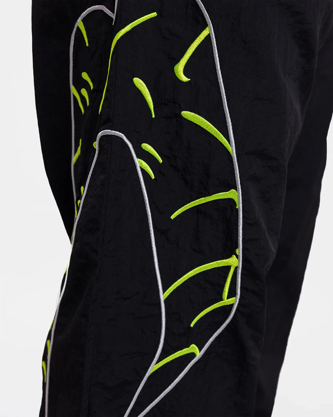 Nakatani x BOXRAW Track Bottoms - Black/Yellow - Image 9