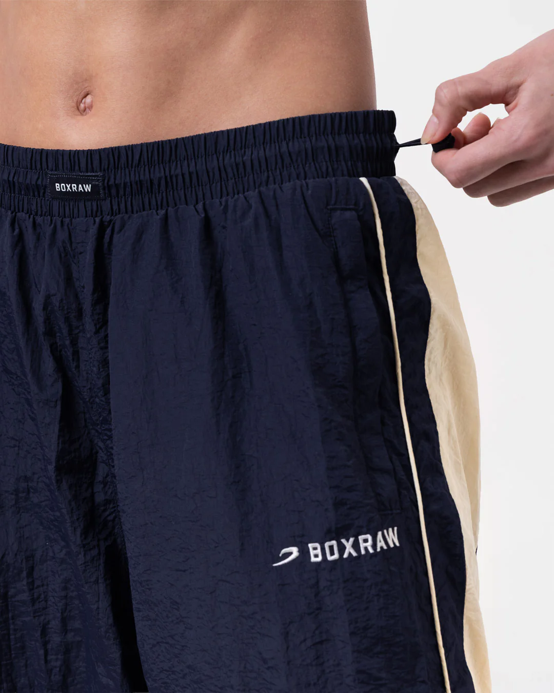 Nell Track Bottoms - Navy/Cream - Image 6